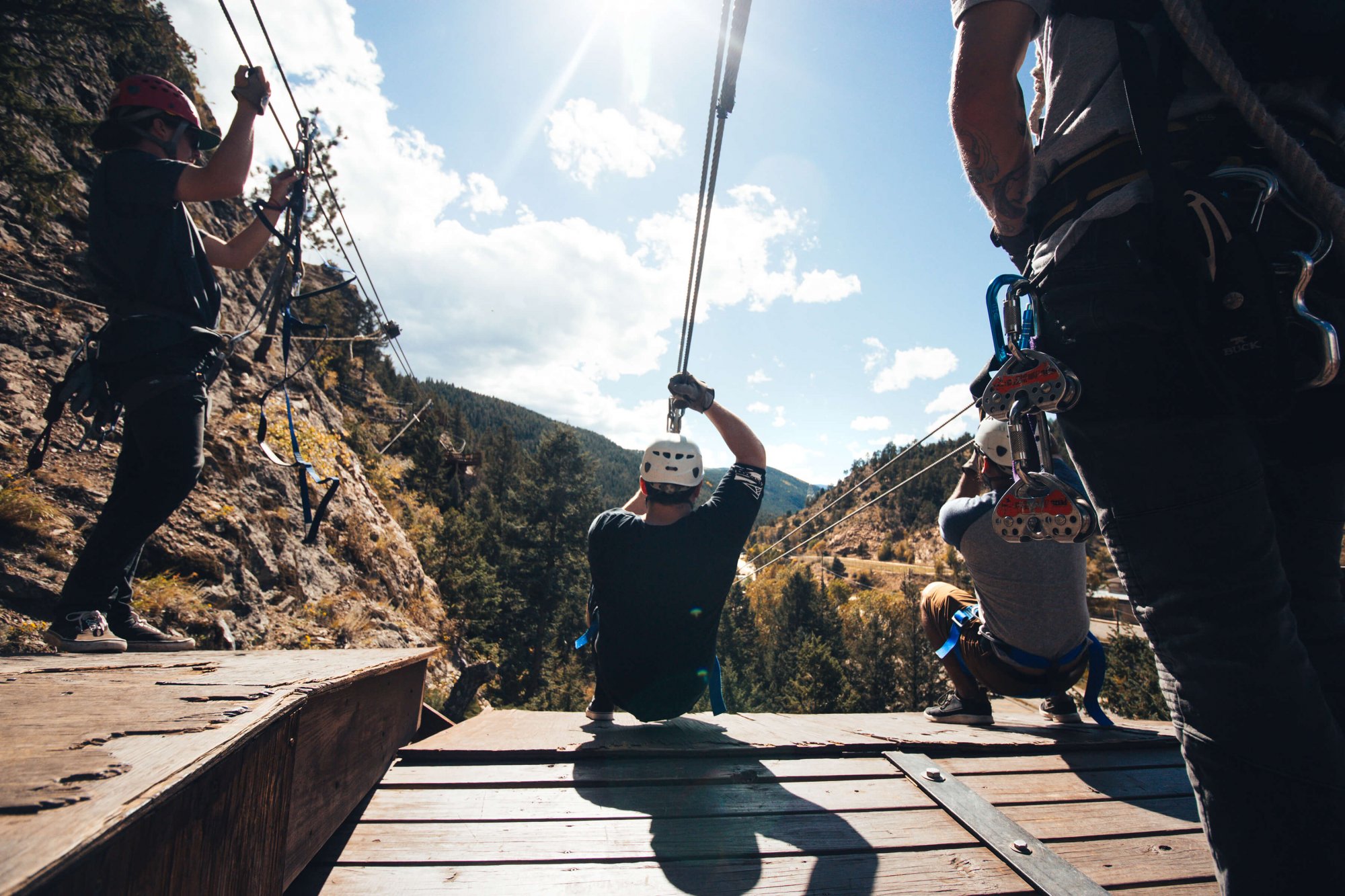 Fall Ziplining Colorado