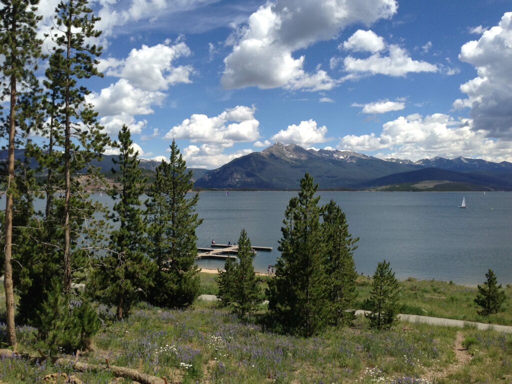 Boating Near Breckenridge Colorado Dillon Reservoir